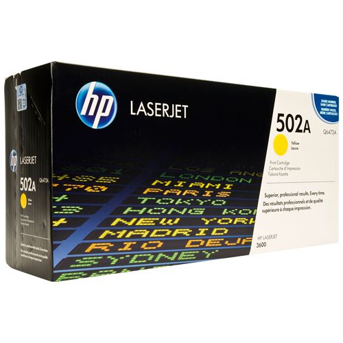 Лазерный картридж Hewlett Packard Q6472A (502A) Yellow
