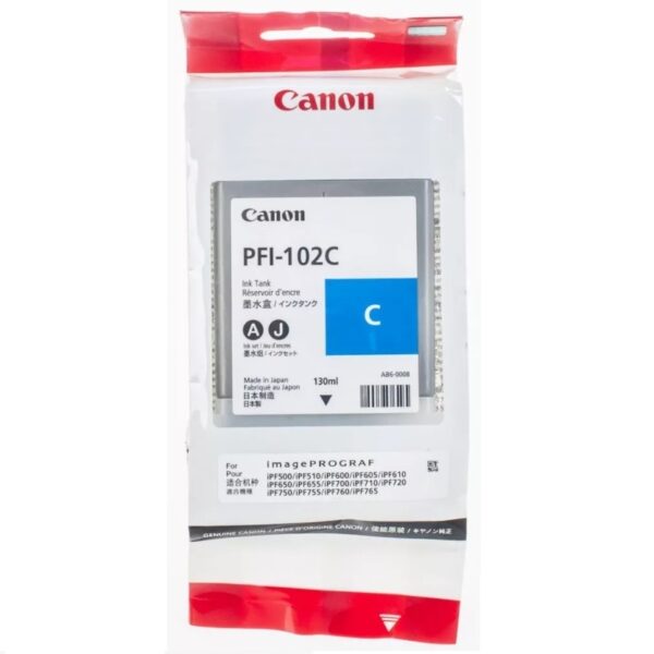 Струйный картридж Canon PFI-102C (0896B001) Cyan