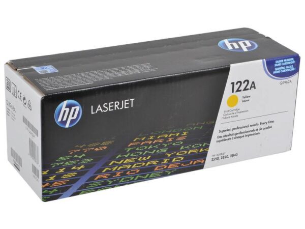 Лазерный картридж Hewlett Packard Q3962A (HP 122A) Yellow