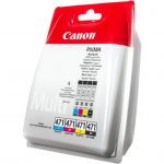 Картридж Canon CLI-471 BK/C/M/Y (0401C004)