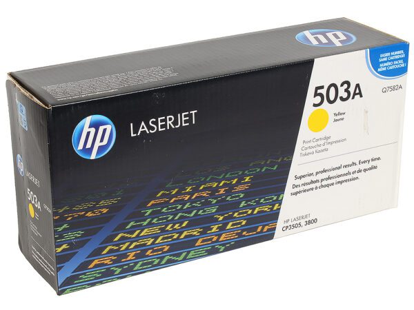 Лазерный картридж Hewlett Packard Q7582A (HP 503A) Yellow