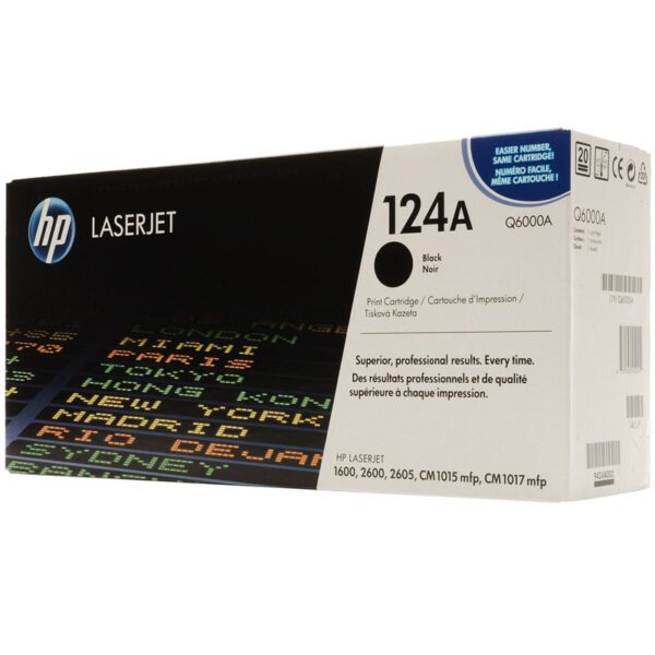 Лазерный картридж Hewlett Packard Q6000A (HP 124A) Black