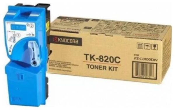 Тонер-картридж Kyocera TK-820C (1T02HPCEU0)