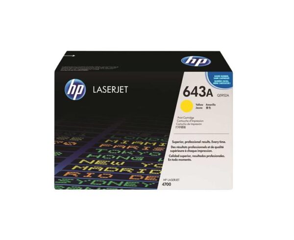 Лазерный картридж Hewlett Packard Q5952A (HP 643A) Yellow
