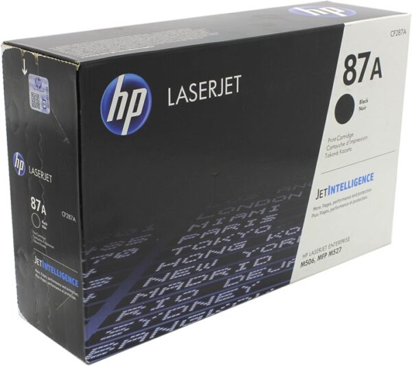 Лазерный картридж Hewlett Packard CF287A (HP 87A) Black
