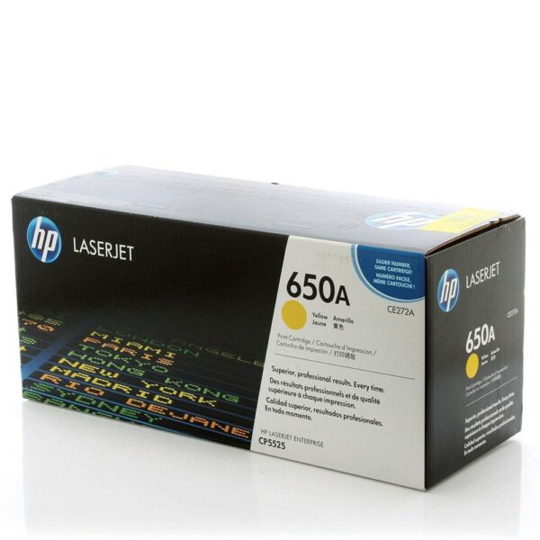 Лазерный картридж Hewlett Packard CE272A (HP 650A) Yellow