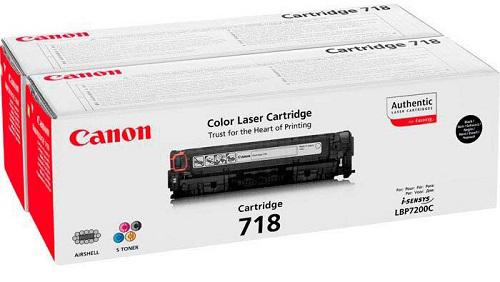 Картридж Canon 718 (2662B005) Black Double