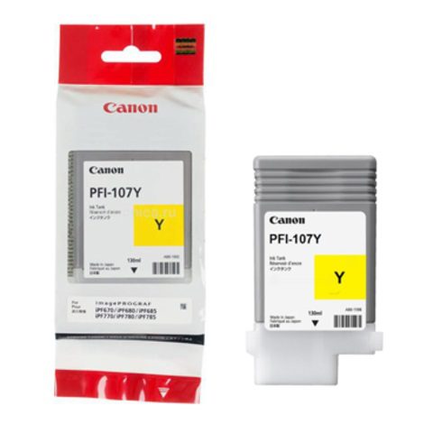 Струйный картридж Canon PFI-107Y (6708B001) Yellow