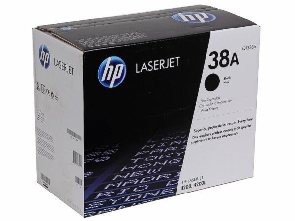 Лазерный картридж Hewlett Packard Q1338A (38A) Black