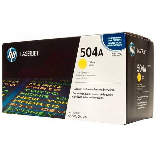 Лазерный картридж Hewlett Packard CE252A (HP 504A) Yellow