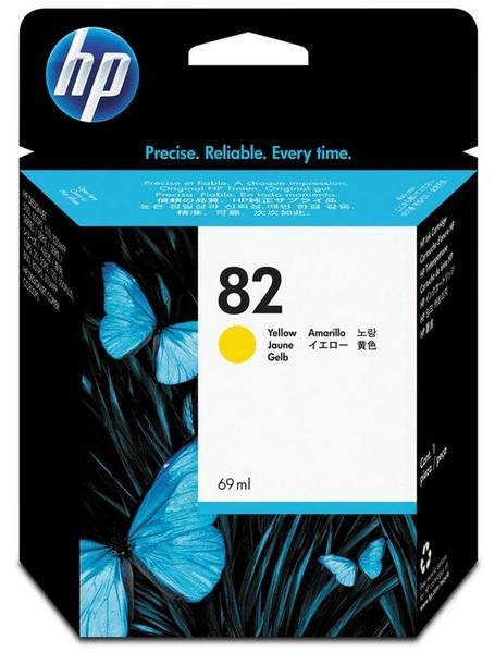 Струйный картридж Hewlett-Packard C4913A (HP 82) Yellow