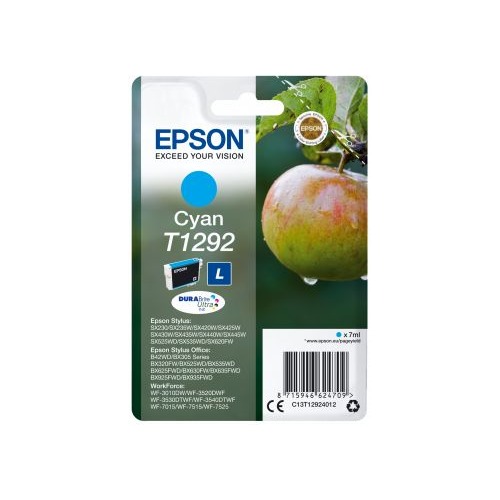 Струйный картридж Epson T1292 (C13T12924012) Cyan
