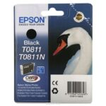 Картридж струйный Epson C13T11114A10 / T0811 Black