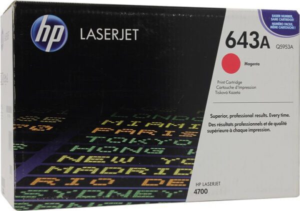 Лазерный картридж Hewlett Packard Q5953A (HP 643A) Magenta