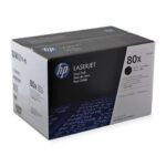 Сдвоенный лазерный картридж Hewlett Packard CF280XF (80X) Black