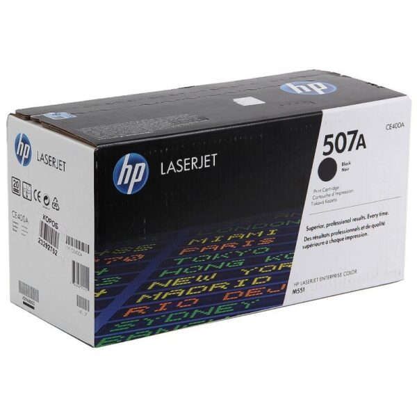 Лазерный картридж Hewlett Packard CE400A (HP 507A) Black