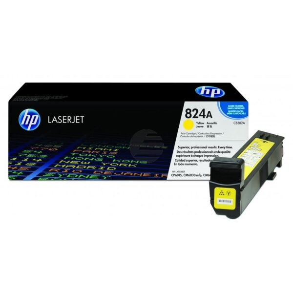 Лазерный картридж Hewlett Packard CB382A (HP 824A) Yellow