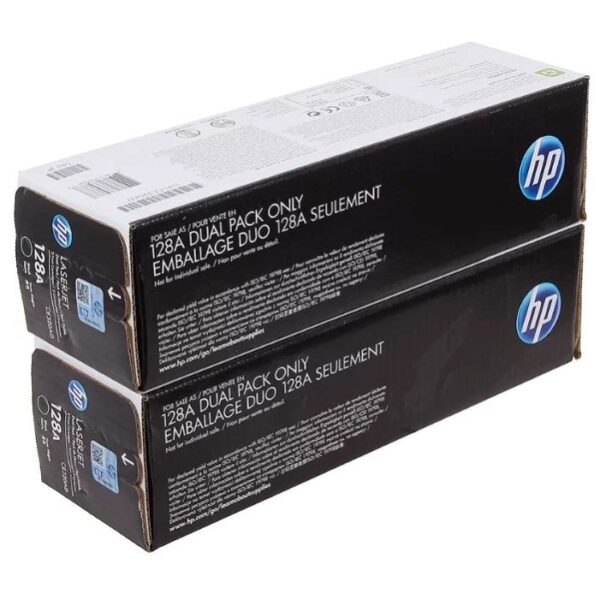 Лазерный картридж Hewlett Packard CE320AD (HP 128A) Black двойная упаковка