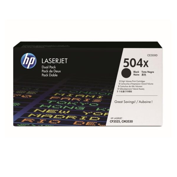 Лазерный картридж Hewlett Packard CE250X (HP 504X) Black