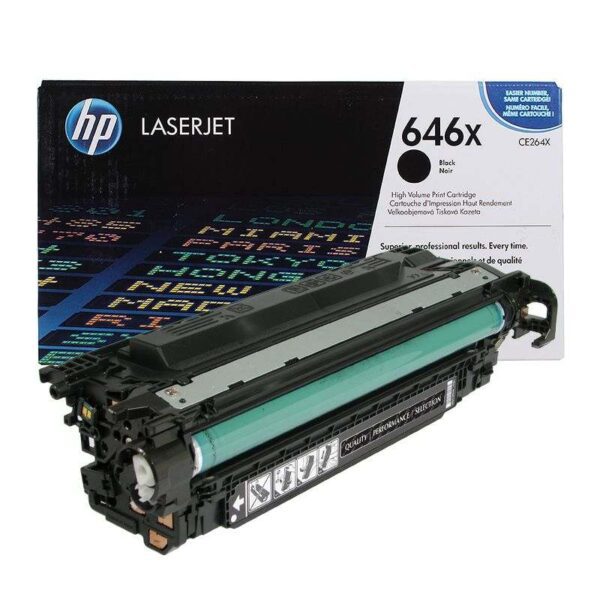 Лазерный картридж Hewlett Packard CE264X (HP 646X) Black