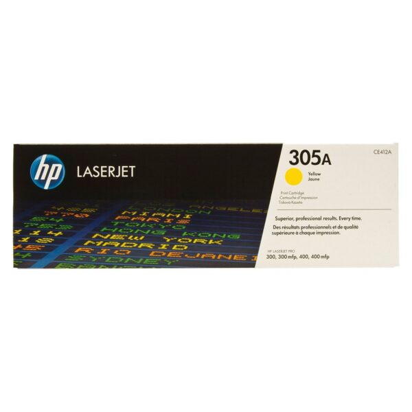 Лазерный картридж Hewlett Packard CE412A (HP 305A) Yellow