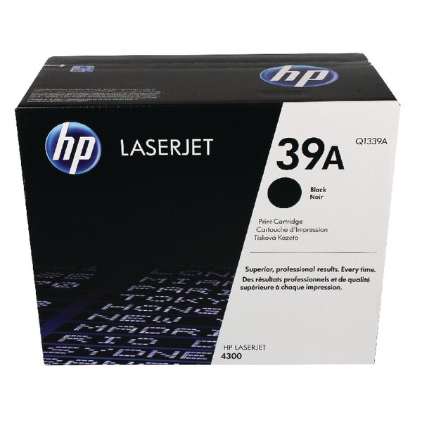 Лазерный картридж Hewlett Packard Q1339A (39A) Black