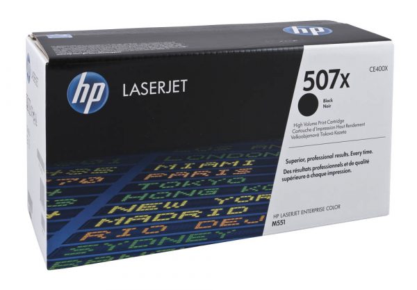 Лазерный картридж Hewlett Packard CE400X (HP 507X) Black