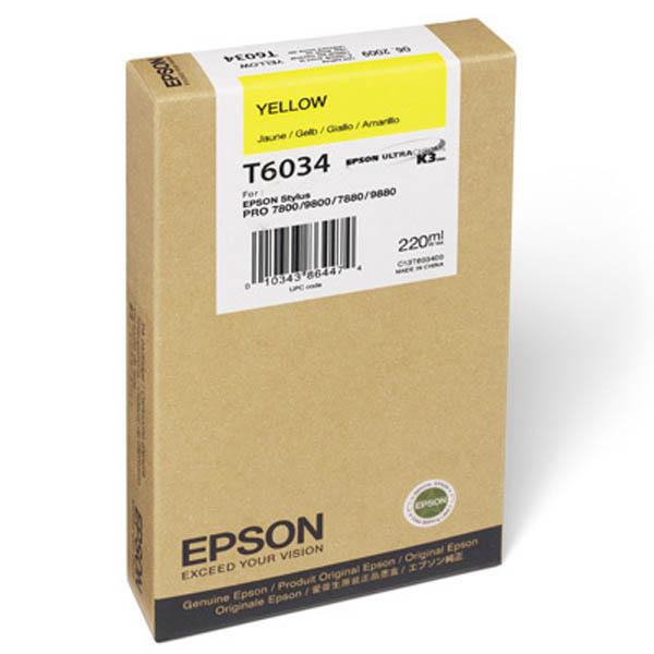 Струйный картридж Epson T6034 (C13T603400)