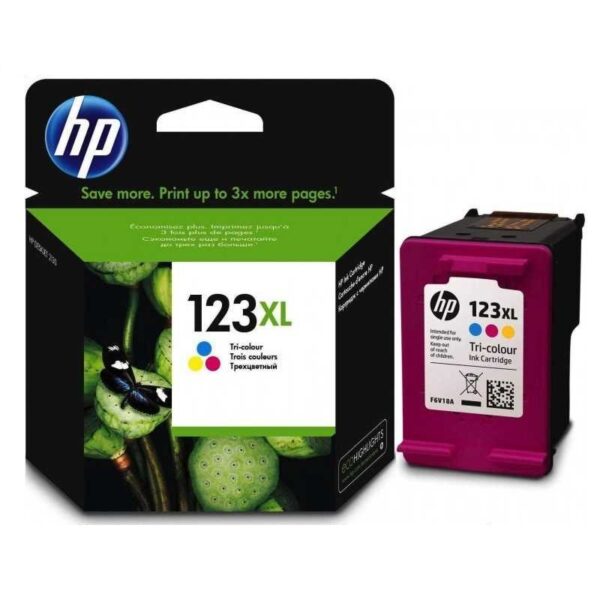 Струйный картридж Hewlett-Packard F6V18AE (HP 123XL) Tri-Color
