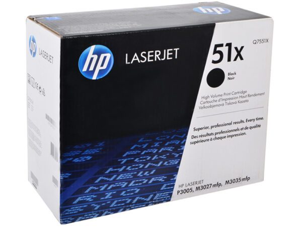 Лазерный картридж Hewlett Packard Q7551X (51X) Black