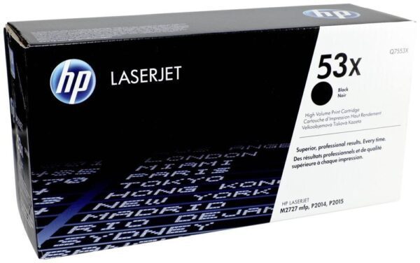 Лазерный картридж Hewlett Packard Q7553X (HP 53X) Black