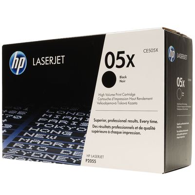 Лазерный картридж Hewlett Packard CE505X (HP 05X) Black