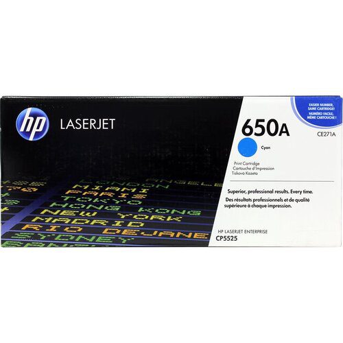 Лазерный картридж Hewlett Packard CE271A (HP 650A) Cyan
