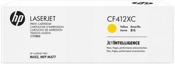 Корпоративный лазерный картридж Hewlett Packard CF412XC (HP 410X) Yellow