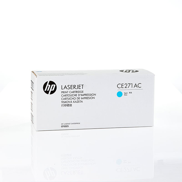 Корпоративный лазерный картридж Hewlett Packard CE271AC (HP 650A) Cyan