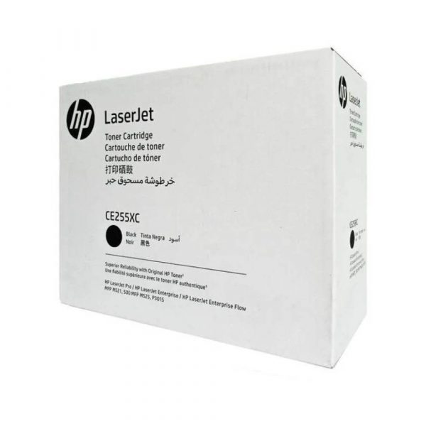 Корпоративный лазерный картридж Hewlett Packard CE255XC (HP 55X) Black