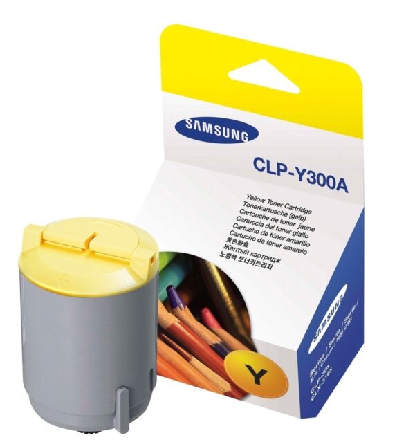 Лазерный картридж Samsung CLP-Y300A Yellow