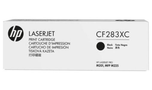 Корпоративный лазерный картридж Hewlett Packard CF283XC (HP 83X) Black