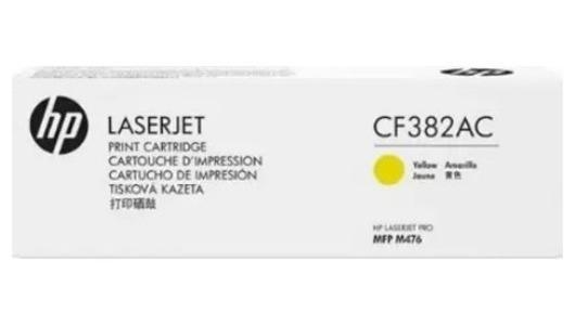 Корпоративный Лазерный картридж Hewlett Packard CF382AC (312A) Yellow