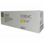 Корпоративный картридж лазерный Hewlett Packard, CF382AC 312A, желтый цвет, 2700 страниц, 500 г