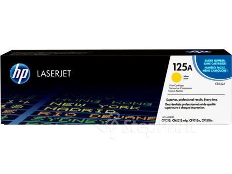 Лазерный картридж Hewlett Packard CB542A (HP 125A) Yellow уценка