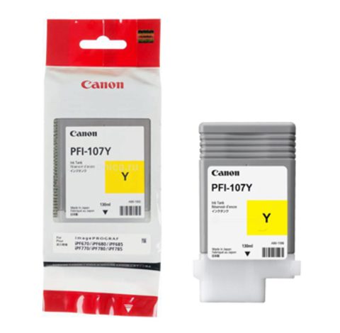 Струйный картридж Canon PFI-107Y (6708B001) Yellow уценка