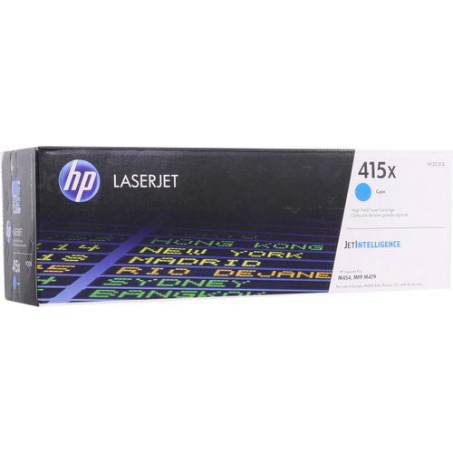 Лазерный картридж Hewlett Packard W2031X (HP 415X) Cyan уценка