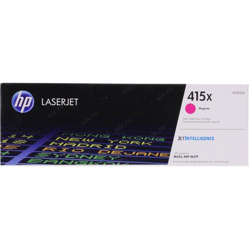Лазерный картридж Hewlett Packard W2033X (HP 415X) Magenta уценка