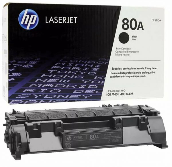 Лазерный картридж Hewlett Packard CF280A (HP 80A) Black уценка