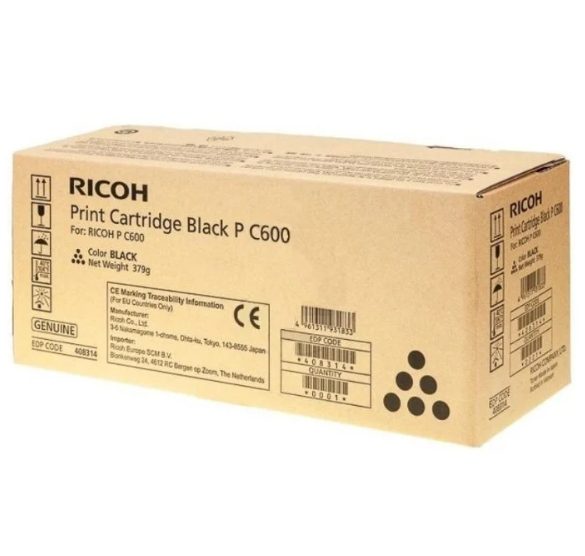 Картридж Ricoh P C600 BK (408314)