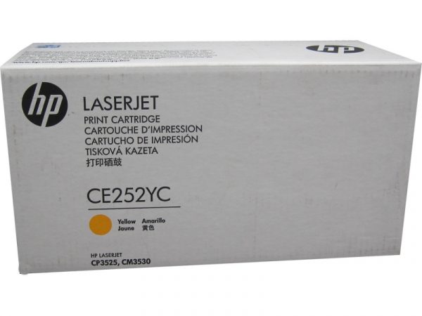 Корпоративный Лазерный картридж Hewlett Packard CE252YC (HP 504A) Yellow